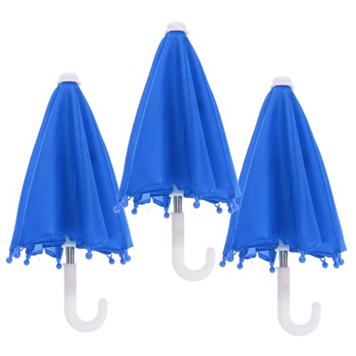 SKISUNO 3Stücke Mini Regenschirm Für Puppen Teiliges Für Große Puppen Für Puppenhaus Dekoration Und Szenenmodell Handwerkskunst von SKISUNO