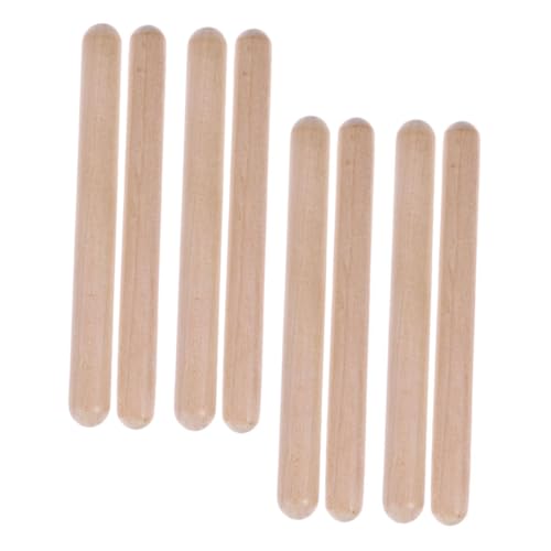 SKISUNO 4 Paare Rhythmusstäbe Musikinstrument Holz Percussion Frühe Musikalische Sicher Glatt Oberfläche für Kindergarten Musikunterricht SKISUNO 4 Paare Rhythmusstäbe Musikinstrument Holz Percussion Frühe Musikalische Sicher Glatt Oberfläche für Kindergarten Musikunterricht von SKISUNO