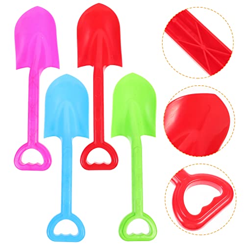 SKISUNO 4 Stück Mini Schaufeln für Bunte Sandspielzeuge für Strand Garten und Spielplatz Lange Robuste Kunststoffschaufeln für Jungen und Mädchen Sicheres Buddeln Zufällige Farbe SKISUNO 4 Stück Mini Schaufeln für Bunte Sandspielzeuge für Strand Garten und Spielplatz Lange Robuste Kunststoffschaufeln für Jungen und Mädchen Sicheres Buddeln Zufällige Farbe von SKISUNO