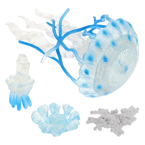 SKISUNO 4 Stück Quallen-Simulation, Quallen-Ornament, Schwimmende Aquarium-Dekoration, Aquarium-Dekoration, Meeresbewohner, Aquarium-Ornament SKISUNO 4 Stück Quallen-Simulation, Quallen-Ornament, Schwimmende Aquarium-Dekoration, Aquarium-Dekoration, Meeresbewohner, Aquarium-Ornament von SKISUNO
