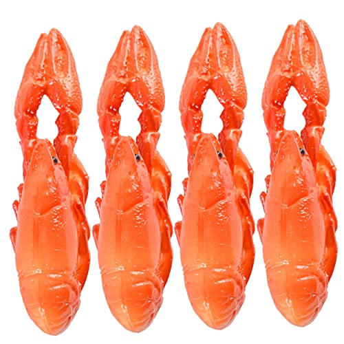 SKISUNO 4 Stück Realistische Künstliche Hummer Figuren Lebensechte Dekoration für Aquarium Garten und Party Vivid Lobster Modell für Kreative Fotografie und Ansprechende Präsentation SKISUNO 4 Stück Realistische Künstliche Hummer Figuren Lebensechte Dekoration für Aquarium Garten und Party Vivid Lobster Modell für Kreative Fotografie und Ansprechende Präsentation von SKISUNO