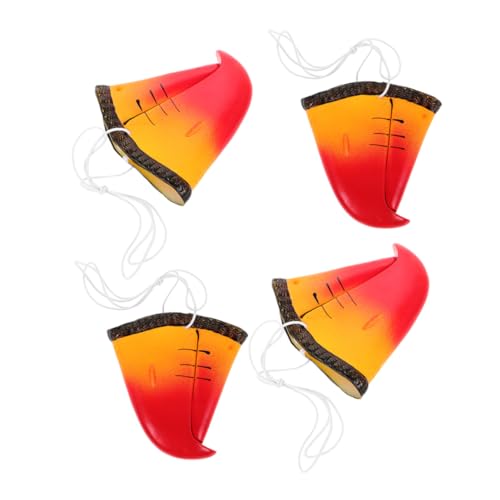 SKISUNO 4 Stück Realistische Papageienschnabel Nase Tier Cosplay Requisite Teiliges für Halloween Karneval Tierkostüm Partydekoration und Maskerade Zubehör SKISUNO 4 Stück Realistische Papageienschnabel Nase Tier Cosplay Requisite Teiliges für Halloween Karneval Tierkostüm Partydekoration und Maskerade Zubehör von SKISUNO