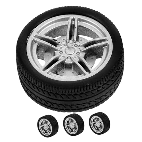 SKISUNO 4 Stück Teiliges Gummirad Multi Funktion Spielzeugauto Räder für Kognitive Modelle Bastelprojekte Ersatzräder für Kleine Fahrzeuge SKISUNO 4 Stück Teiliges Gummirad Multi Funktion Spielzeugauto Räder für Kognitive Modelle Bastelprojekte Ersatzräder für Kleine Fahrzeuge von SKISUNO