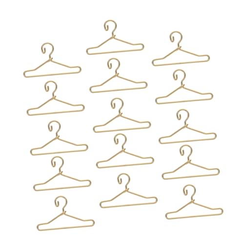 SKISUNO 40 Stück Miniatur Metallkleiderbügel Gold für Puppenkleidung Puppenschrank Zubehör Alloy Mini Doll Clothes Hangers Miniatur Kleiderständer für Puppenhaus SKISUNO 40 Stück Miniatur Metallkleiderbügel Gold für Puppenkleidung Puppenschrank Zubehör Alloy Mini Doll Clothes Hangers Miniatur Kleiderständer für Puppenhaus von SKISUNO