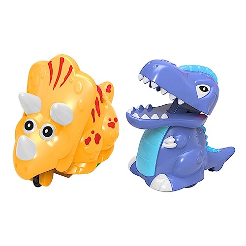 SKISUNO 4Stücke Dinosaurier Rückziehspielzeug Reibungsbetriebene Autos für Lernspielzeug für Jungen und Cartoon Design Sicher und Langlebig ohne Batterien SKISUNO 4Stücke Dinosaurier Rückziehspielzeug Reibungsbetriebene Autos für Lernspielzeug für Jungen und Cartoon Design Sicher und Langlebig ohne Batterien von SKISUNO