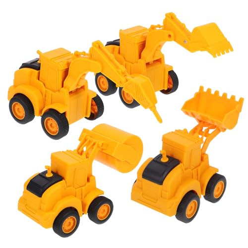 SKISUNO 4Stücke LKW für Verwandlungsfähige Baustellenfahrzeuge Realistische Bagger Modelle für Jungen und Konstruktionsspielzeug für Strand und Garten SKISUNO 4Stücke LKW für Verwandlungsfähige Baustellenfahrzeuge Realistische Bagger Modelle für Jungen und Konstruktionsspielzeug für Strand und Garten von SKISUNO