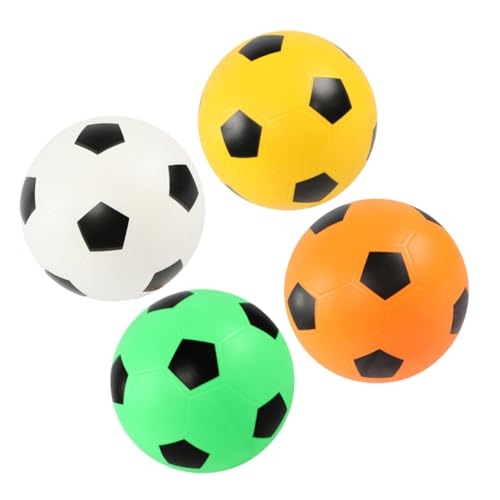 SKISUNO 4Stücke Schaumstofffußballspielzeug Weicher Federnder Kinderfußball für Drinnen und Draußen für Verschiedene Spiele und Fördert von SKISUNO