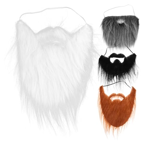 SKISUNO 4Stücke Teiliges Cosplay Bartset für Kostümpartys Wiederverwendbare Anklebe für Fasching Halloween und Andere Veranstaltungen SKISUNO 4Stücke Teiliges Cosplay Bartset für Kostümpartys Wiederverwendbare Anklebe für Fasching Halloween und Andere Veranstaltungen von SKISUNO