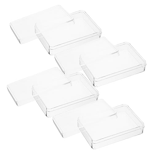 SKISUNO 4Stücke Transparente Spielkartenboxen für Pokerkarten Leichtes Kompaktes Design zur Aufbewahrung von Spielkarten und Kleinen Gegenständen Praktische SKISUNO 4Stücke Transparente Spielkartenboxen für Pokerkarten Leichtes Kompaktes Design zur Aufbewahrung von Spielkarten und Kleinen Gegenständen Praktische von SKISUNO