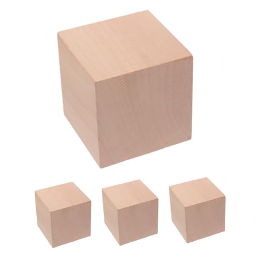 SKISUNO 4pcs Bausteine lehrmittel Quadratische Holzblöcke Unfertige Holzwürfel Leere Holzklötze Bastelblöcke Aus Holz Unfertige Leere Holzwürfel Holzblöcke Basteln Hölzern Khaki SKISUNO 4pcs Bausteine lehrmittel Quadratische Holzblöcke Unfertige Holzwürfel Leere Holzklötze Bastelblöcke Aus Holz Unfertige Leere Holzwürfel Holzblöcke Basteln Hölzern Khaki von SKISUNO