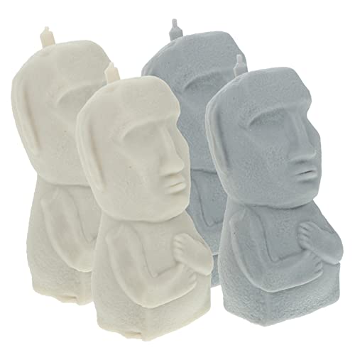 SKISUNO Moai-quetschspielzeug Kreatives Stressabbau-Spielzeug Handspielzeug Aus Weichem Material Zum Drücken Und Ziehen Für Kinder Und Erwachsene von SKISUNO
