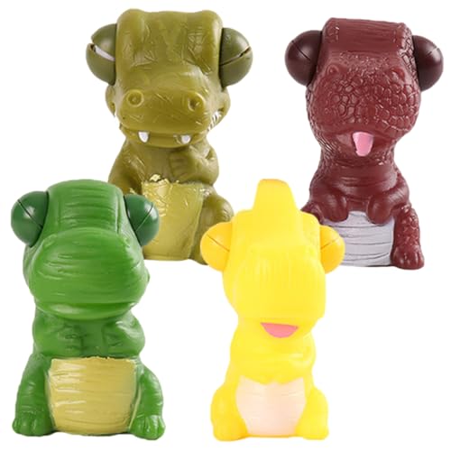 SKISUNO 4pcs Squeeze Dinosaurierform Spielzeug Dinosaurier Spielzeug Angst Entspannen Sie Spielzeug Kinder Streichpropu SKISUNO 4pcs Squeeze Dinosaurierform Spielzeug Dinosaurier Spielzeug Angst Entspannen Sie Spielzeug Kinder Streichpropu von SKISUNO