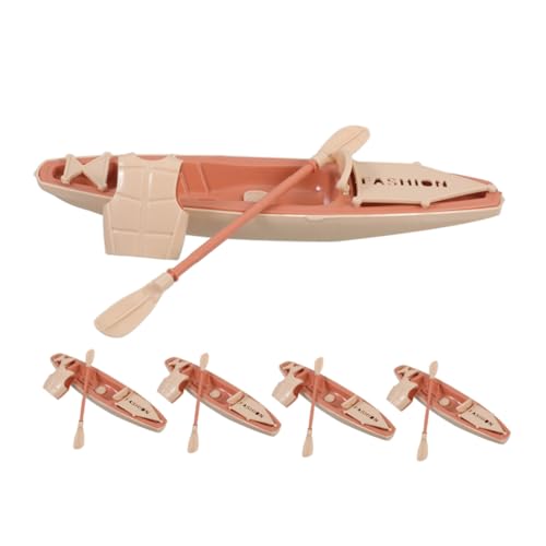 SKISUNO 5 Sätze Miniatur Kanu Modell mit Paddeln und Rettungsweste Kunststoff Kajak für Puppenhaus Dekoration Outdoor Party Zubehör SKISUNO 5 Sätze Miniatur Kanu Modell mit Paddeln und Rettungsweste Kunststoff Kajak für Puppenhaus Dekoration Outdoor Party Zubehör von SKISUNO