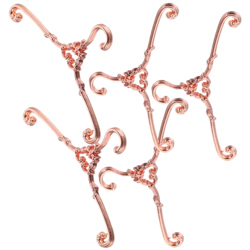 SKISUNO 5 Stück Kleiderbügel für Puppen Roségold Hochwertige Puppen Kleiderständer Langlebige Puppenkleiderbügel für Puppenhaus Zubehör und Organisation SKISUNO 5 Stück Kleiderbügel für Puppen Roségold Hochwertige Puppen Kleiderständer Langlebige Puppenkleiderbügel für Puppenhaus Zubehör und Organisation von SKISUNO