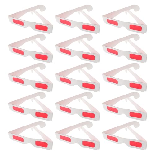 SKISUNO Ergonomische 3D-Brille Für Kinder 50 Stück Rote Papier-filmbrille Für Partys Konzerte Und Heimkino SKISUNO Ergonomische 3D-Brille Für Kinder 50 Stück Rote Papier-filmbrille Für Partys Konzerte Und Heimkino von SKISUNO