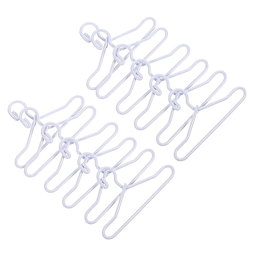 SKISUNO 50 Stück Dekorative Mini-kleiderbügel für Puppenkleidung Kleiderbügel Aus Metall und Einfach 40 Mm von SKISUNO