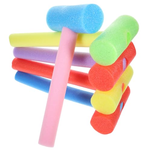 SKISUNO 5Stücke Teiliges Hammerspielzeug für Leichte Schaumstoffhämmer für Kreative Aktivitäten und Spielspaß für Indoor und Outdoor Spielmöglichkeiten SKISUNO 5Stücke Teiliges Hammerspielzeug für Leichte Schaumstoffhämmer für Kreative Aktivitäten und Spielspaß für Indoor und Outdoor Spielmöglichkeiten von SKISUNO