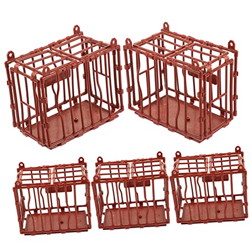 SKISUNO 5Stücke Tier Käfig Teiliges DIY Mini Cage für Kreative Hausgestaltung für Landschaften und Dekoration Langlebig und Praktisch SKISUNO 5Stücke Tier Käfig Teiliges DIY Mini Cage für Kreative Hausgestaltung für Landschaften und Dekoration Langlebig und Praktisch von SKISUNO