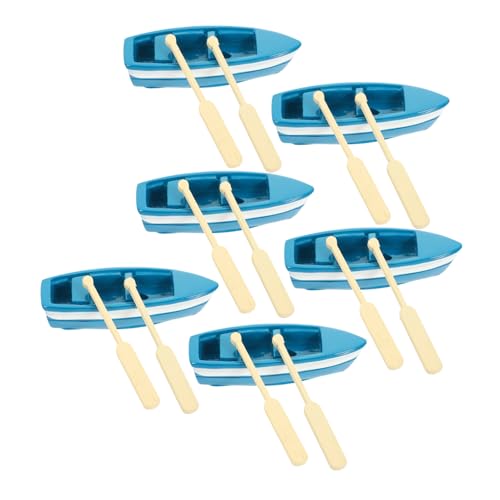 SKISUNO 6 Sätze Boot Modell aus Resin Realistische Bootfiguren für Garten und Miniaturlandschaften Dekoration für Sukkulenten und Puppenhäuser SKISUNO 6 Sätze Boot Modell aus Resin Realistische Bootfiguren für Garten und Miniaturlandschaften Dekoration für Sukkulenten und Puppenhäuser von SKISUNO