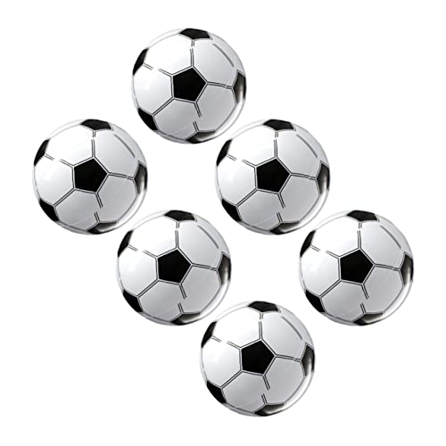 SKISUNO 6 Stück Teiliges PVC Aufblasbares Fußball Set Robuste Partydekoration für Fußball Motto Luftdicht Elastisch für Jungen und Mädchen Spielspaß SKISUNO 6 Stück Teiliges PVC Aufblasbares Fußball Set Robuste Partydekoration für Fußball Motto Luftdicht Elastisch für Jungen und Mädchen Spielspaß von SKISUNO