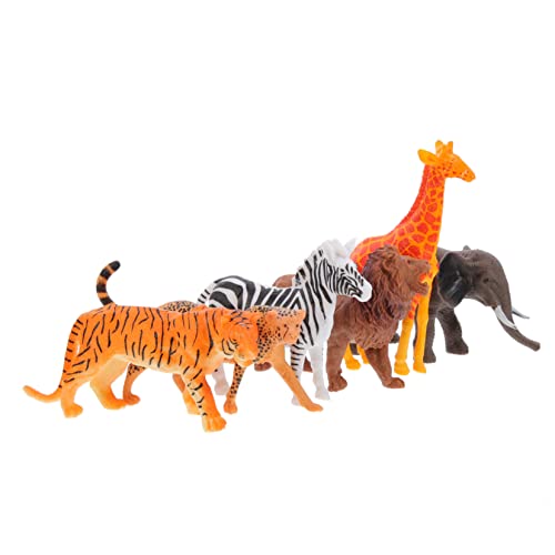SKISUNO 6 Stück Teiliges Realistischer Tierfiguren aus Hochwertigem Vinyl Simulation von Waldtieren für Dekoration von Schreibtischen und Spielzimmern SKISUNO 6 Stück Teiliges Realistischer Tierfiguren aus Hochwertigem Vinyl Simulation von Waldtieren für Dekoration von Schreibtischen und Spielzimmern von SKISUNO