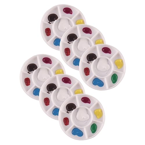 SKISUNO 6 Stücke Lustige Mini Paint Box Modell Tischplatte Mini Spielzeug Dekorative Szene Requisite von SKISUNO