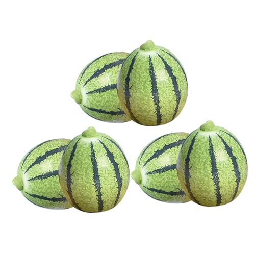 SKISUNO 6Stücke Wassermelonen Lebensechte Künstliche Früchte für Puppenhaus Tischdekoration Fotorequisiten Realistische Mini Fruchtmodelle aus Harz Vielseitig SKISUNO 6Stücke Wassermelonen Lebensechte Künstliche Früchte für Puppenhaus Tischdekoration Fotorequisiten Realistische Mini Fruchtmodelle aus Harz Vielseitig von SKISUNO
