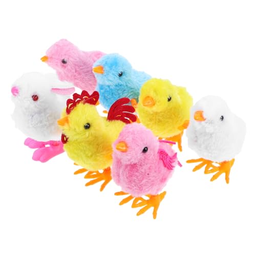 SKISUNO Aufzieh-küken Spielzeug Plüsch Küken Zum Hüpfen Osterküken Zum Aufziehen Für Kleinkinder Frühlings-aufziehhuhn Partygeschenke von SKISUNO