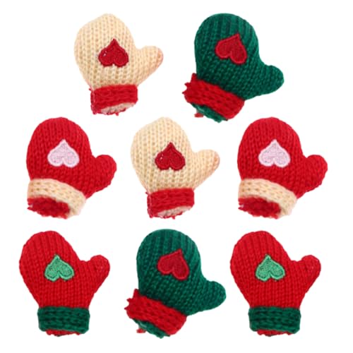 SKISUNO 8stücke Teiliges Mini Weihnachts-Handschuhe Für -Dekoration Strickmützen Und Handschuhe Als Weihnachtsbaum-schmuck Für Flaschenverzierung Und Kreatives Basteln SKISUNO 8stücke Teiliges Mini Weihnachts-Handschuhe Für -Dekoration Strickmützen Und Handschuhe Als Weihnachtsbaum-schmuck Für Flaschenverzierung Und Kreatives Basteln von SKISUNO