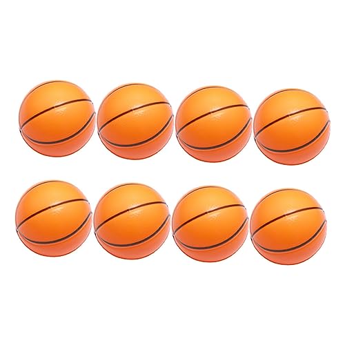 SKISUNO 8Stücke Mini Basketball Stressbälle aus PU Große Antistressbälle für Verbesserung der Geschicklichkeit und Partyspielzeug für Drinnen und Draußen SKISUNO 8Stücke Mini Basketball Stressbälle aus PU Große Antistressbälle für Verbesserung der Geschicklichkeit und Partyspielzeug für Drinnen und Draußen von SKISUNO