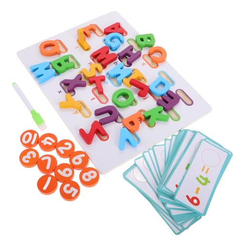 SKISUNO Alphabet-Puzzle Aus Holz Für Kinder, Zahlenrätsel, Spielzeug, Farb- Und Formerkennung, Montessori-rätsel, Vorschul-zählspielzeug, Puzzle, Brettspielzeug, Multi SKISUNO Alphabet-Puzzle Aus Holz Für Kinder, Zahlenrätsel, Spielzeug, Farb- Und Formerkennung, Montessori-rätsel, Vorschul-zählspielzeug, Puzzle, Brettspielzeug, Multi von SKISUNO