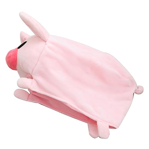 SKISUNO Schweinekopfschmuck Modischer Hut Für Jungen Und Mädchen Als Foto-requisiten Bequemes Und Weiches Spielzeug in Schweineform von SKISUNO