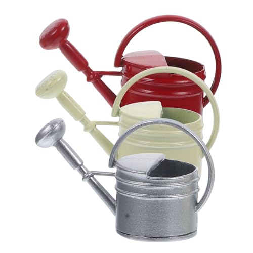 SKISUNO Bewässerungskessel Bewässerung Miniature Dollhouse Watering Kettle Watering Can Watering Spielen Innenblumensprinkler Pot Model Miniature Garden Accessory Decoration von SKISUNO