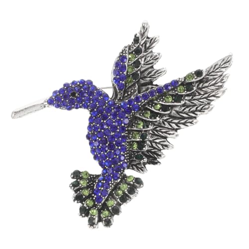 SKISUNO Brosche Kragennadel Schmucknadeln Vintage Pins Kolibri Pin Strass Pins Vintage Kolibri Schmucknadel Kragen Schmucknadel Kolibri Schmuck Accessoire Blaue Legierung SKISUNO Brosche Kragennadel Schmucknadeln Vintage Pins Kolibri Pin Strass Pins Vintage Kolibri Schmucknadel Kragen Schmucknadel Kolibri Schmuck Accessoire Blaue Legierung von SKISUNO