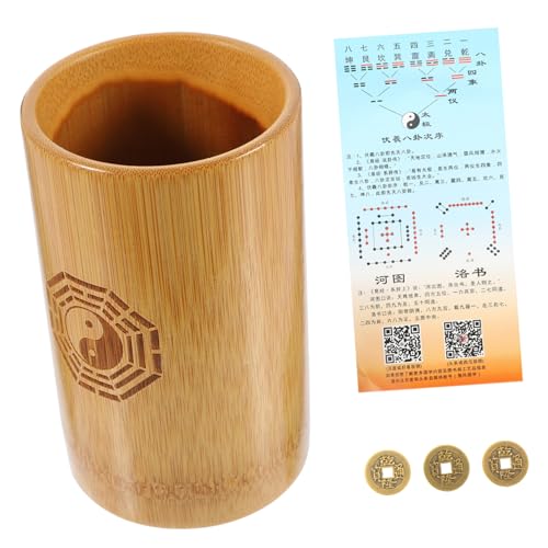 SKISUNO Topf-wahrsagerei-Spiel-Requisiten Kupfer-Eimer-Set Chinesischer Wahrsagerei Für Das Spiel von SKISUNO