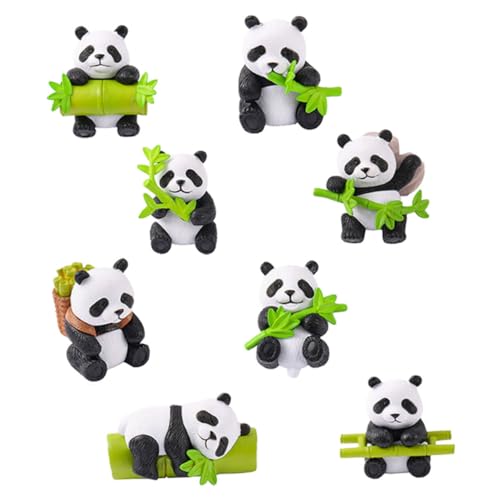 SKISUNO Cartoon mit Panda Figuren Miniatur Harz Panda Kuchenaufsätze Figuren Feengarten Harz Figuren Tiere für die Innenausstattung von Bonsai Mikrolandschaften Party Dekorationen SKISUNO Cartoon mit Panda Figuren Miniatur Harz Panda Kuchenaufsätze Figuren Feengarten Harz Figuren Tiere für die Innenausstattung von Bonsai Mikrolandschaften Party Dekorationen von SKISUNO