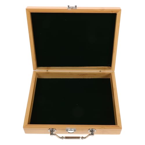 SKISUNO Tragbares Mahjong-Set Aufbewahrungsbox Aus Holz Elegantes Design Für Reisen Partys Freunde von SKISUNO