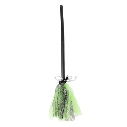 SKISUNO Cosplay Hexenbesen Abnehmbar Silber Grün Teiliger Zauberbesen für Halloween Kostüm Damen Herren Partyaccessoire SKISUNO Cosplay Hexenbesen Abnehmbar Silber Grün Teiliger Zauberbesen für Halloween Kostüm Damen Herren Partyaccessoire von SKISUNO