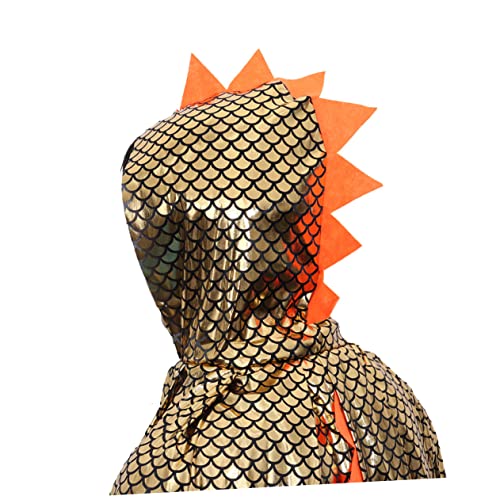 SKISUNO Dinosaurier Design Kapuzenumhang Halloween Kostü Umhang Für Kindergeburtstag Karneval Und Mottoparty Glänzender Cloak Für Jungen Und ädchen SKISUNO Dinosaurier Design Kapuzenumhang Halloween Kostü Umhang Für Kindergeburtstag Karneval Und Mottoparty Glänzender Cloak Für Jungen Und ädchen von SKISUNO