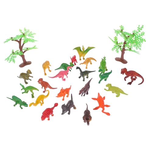 SKISUNO 22 Teiliges Mini Dinosaurier Spielset Realistische Dinosaurier Figuren Und Baum Modell Für Simulation Dinosaurier Für Kreatives SKISUNO 22 Teiliges Mini Dinosaurier Spielset Realistische Dinosaurier Figuren Und Baum Modell Für Simulation Dinosaurier Für Kreatives von SKISUNO