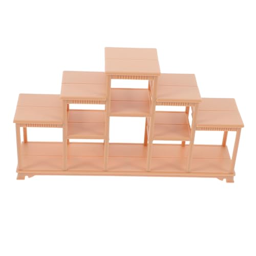 SKISUNO Dollhouse Plastikmöbel Miniaturausstellungsschrank Für Dollhouse Miniaturregal Winzige Hausmöbel Puppe Mini Bücherregal SKISUNO Dollhouse Plastikmöbel Miniaturausstellungsschrank Für Dollhouse Miniaturregal Winzige Hausmöbel Puppe Mini Bücherregal von SKISUNO