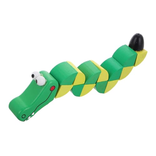 SKISUNO Drehspielzeug aus Holz für Kleinkinder Kreatives Alligator Puzzle Fördert Hand Auge Koordination und Kognitive Fähigkeiten Farbenfrohes Design Lernspielzeug SKISUNO Drehspielzeug aus Holz für Kleinkinder Kreatives Alligator Puzzle Fördert Hand Auge Koordination und Kognitive Fähigkeiten Farbenfrohes Design Lernspielzeug von SKISUNO