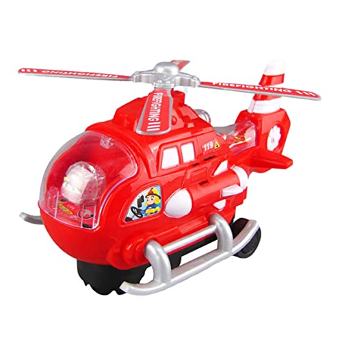 SKISUNO Elektrischer Hubschrauber für Kleinkinder Musikalisches und Leuchtendes Design Interaktives Kunststoffspielzeug für Jungen und Eltern Junge Mädchen Interaktion SKISUNO Elektrischer Hubschrauber für Kleinkinder Musikalisches und Leuchtendes Design Interaktives Kunststoffspielzeug für Jungen und Eltern Junge Mädchen Interaktion von SKISUNO