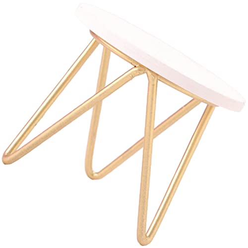 SKISUNO Exquisites Holzspielzeug für Kreative Kinderdekoration Zubehör für Miniaturwelten und Puppenmöbel Runde Tischplatte mit Goldenen Beinen SKISUNO Exquisites Holzspielzeug für Kreative Kinderdekoration Zubehör für Miniaturwelten und Puppenmöbel Runde Tischplatte mit Goldenen Beinen von SKISUNO
