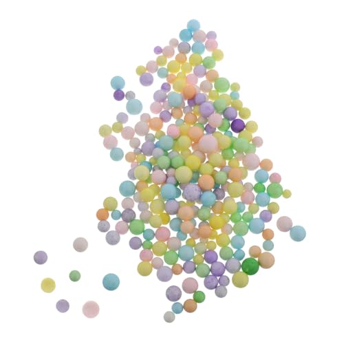 SKISUNO Farbige Schaumperlen Mini Schaumkugeln Winzig Glattes Runde Ballhandwerk Perlen -füllzubehör Für Vase Füllstoff Bohnenbeutel Handwerk DIY Party Dekorationen 100g von SKISUNO