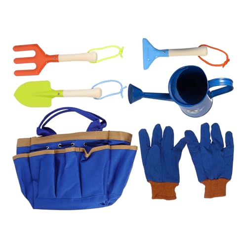 SKISUNO Gartengeräte Ergonomisch Geformt Leicht Robust für Outdoor Garten Blau Multifunktional Sandkasten von SKISUNO