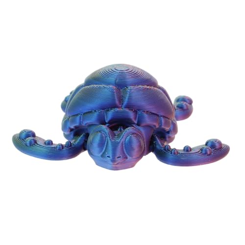 SKISUNO Gedrucktes Bewegliches Meeres Schildkrötenmodell Realistische Kleine Schildkrötenfigur Farbige Schildkröten Dekoration für Aquarium und Sammlungen SKISUNO Gedrucktes Bewegliches Meeres Schildkrötenmodell Realistische Kleine Schildkrötenfigur Farbige Schildkröten Dekoration für Aquarium und Sammlungen von SKISUNO