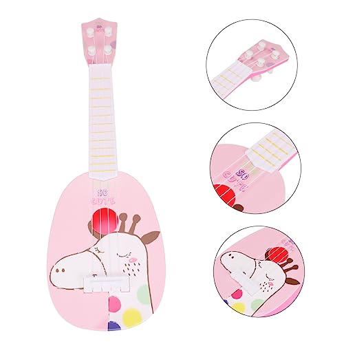 SKISUNO Gitarre Saitig aus Kunststoff Niedliches Hirsch Design Frühe Musikalische für Mädchen und Jungen Stabiles Material Indoor und Outdoor Geeignet für Kleinkinder SKISUNO Gitarre Saitig aus Kunststoff Niedliches Hirsch Design Frühe Musikalische für Mädchen und Jungen Stabiles Material Indoor und Outdoor Geeignet für Kleinkinder von SKISUNO