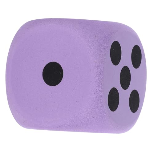 SKISUNO Großer Eva Schaumwürfel Spielwürfel mit Abgerundeten Ecken Weicher Punktwürfel für Partyspiele Familien und Gruppenspiele Vielseitiges Partyspielzubehör in Violett SKISUNO Großer Eva Schaumwürfel Spielwürfel mit Abgerundeten Ecken Weicher Punktwürfel für Partyspiele Familien und Gruppenspiele Vielseitiges Partyspielzubehör in Violett von SKISUNO