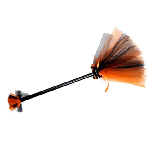 SKISUNO Halloween Hexenbesen Dekorative Kostüm Requisite Bunter Besen für Erwachsene Halloween Party Hexenkostüm Zubehör Zufällige Farbe SKISUNO Halloween Hexenbesen Dekorative Kostüm Requisite Bunter Besen für Erwachsene Halloween Party Hexenkostüm Zubehör Zufällige Farbe von SKISUNO